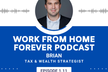 Cover art with tax and wealth strategist, Brian